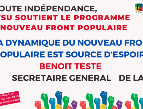 Législatives : Toutes et tous UNI.E.S pour le progrès social, la démocratie, les droits, les libertés, les solidarités