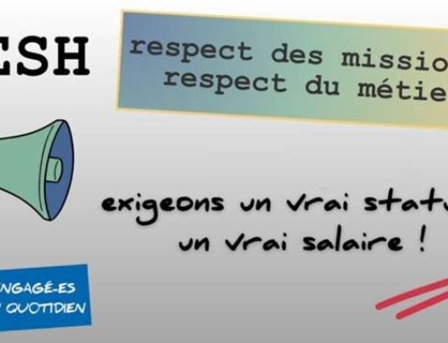 AESH : campagne unitaire pour la création d’un corps de fonctionnaire